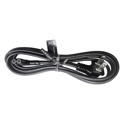 Samsung 5 Feet Figure-8 AC Power Cord Cable – 90° Angled, UL & CSA Certified Cable Compatible with LG, Sony, TCL, Insignia, Sharp, Toshiba, Hisense