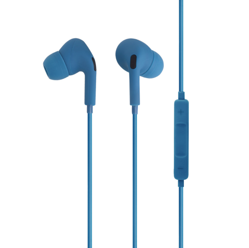 Basic Tech BTEPBL Wired Pods Earbuds - Blue