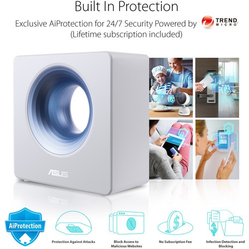 Remis à neuf - Routeur sans fil bibande Blue Cave/CA AC2600 d'Asus pour maison intelligente