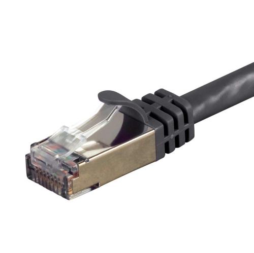 Monoprice Cat7 Ethernet Network Patch Cable - 3 feet - Black | 26AWG, Shielded, - Entegrade Series