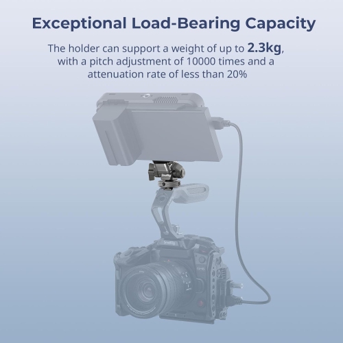 Support de moniteur à dégagement rapide HawkLock H21 de SmallRig avec porte-accessoires, support pivotant et inclinable pour moniteur avec 1/4" - 20