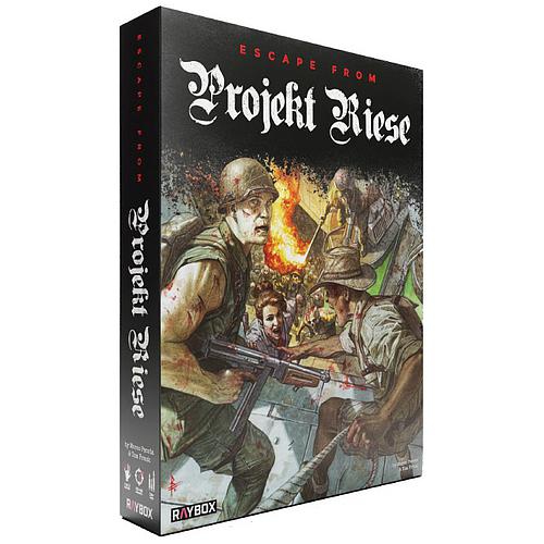 RAYBOX GAMES  Escape From Projekt Riese: Box Set 1-2 Players, Ages 14+, 20-40 Minutes