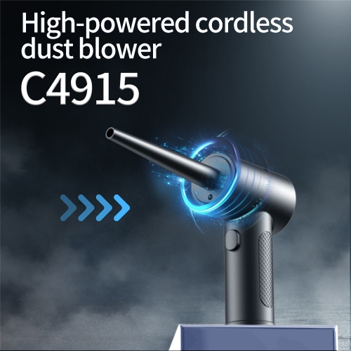 Compressed Air Duster 3 Speeds to 51000RPM Electric Air Duster Portable Blower with LED Light, 6000mAh Rechargeable Cordless Air Duster