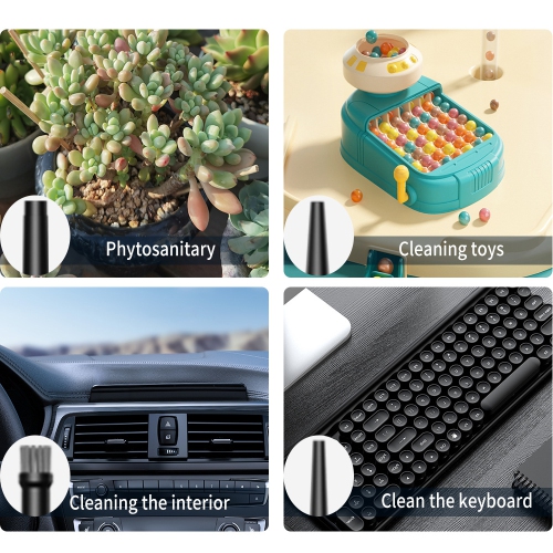 Compressed Air Duster 3 Speeds to 51000RPM Electric Air Duster Portable Blower with LED Light, 6000mAh Rechargeable Cordless Air Duster