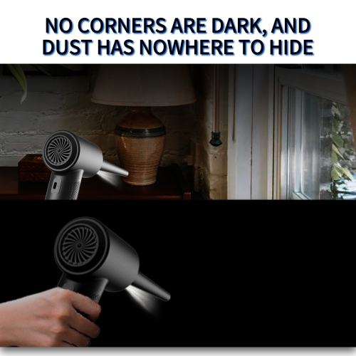 Compressed Air Duster 3 Speeds to 51000RPM Electric Air Duster Portable Blower with LED Light, 6000mAh Rechargeable Cordless Air Duster