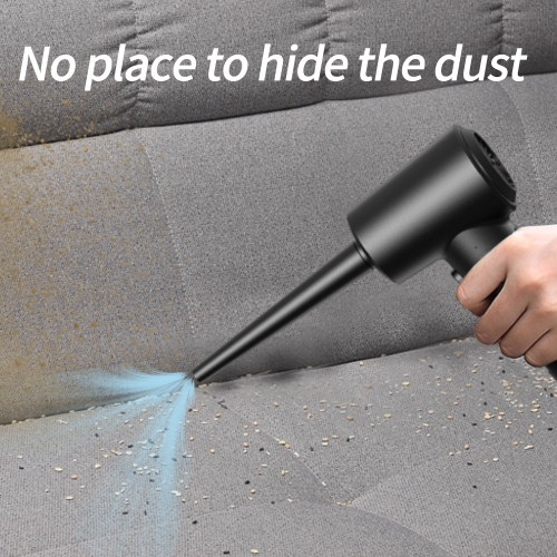 Compressed Air Duster 3 Speeds to 51000RPM Electric Air Duster Portable Blower with LED Light, 6000mAh Rechargeable Cordless Air Duster