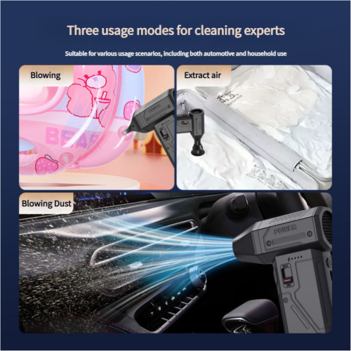 Violent high-speed turbine fan mini camping outdoor handheld fan high-power household powerful dust removal blower W20 fan turbine high-pressure mini