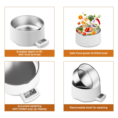 Food scale smart pet weight scale dog pocket scale cat food dog food weighing electronic scale small scale