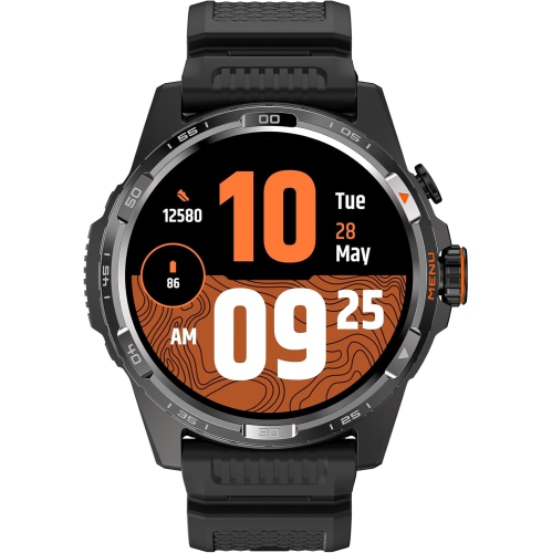 TicWatch Atlas Smartwatch for Men Android Wear OS Smart Watch Outdoor 90 Hrs Battery 110+ Workout Modes Heat Map Fall Detection Health Fitness