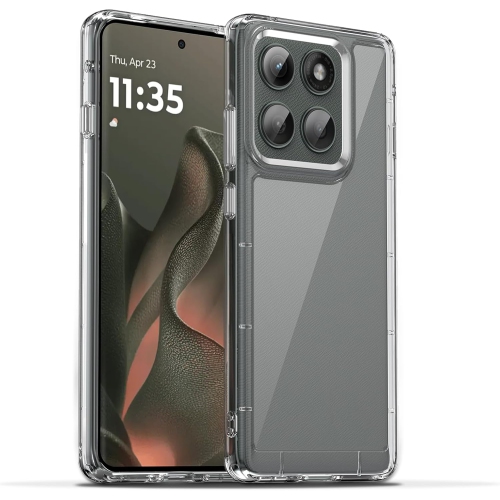 [CS] Thin TPU Bumper Soft Case Back Cover for Motorola Moto Edge 2025, Clear