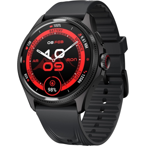 TicWatch Pro 5 Enduro Smartwatch for Men 1.43" Android Wear OS Smart Watch 90 Hrs Battery 110+ Workout Modes 5ATM GPS Compass Android Compatible Only