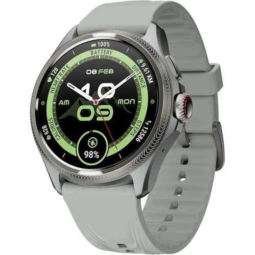 Ticwatch Pro 5 Enduro Smartwatch for Men 1.43" Android Wear OS Smart Watch Up to 90 Hrs Battery 7/24 Heart Rate Health Fitness Tracker Outdoor 5ATM