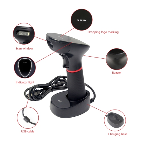 Lecteur de code à barres sans miroir 2D XL-9610 de Sunlux