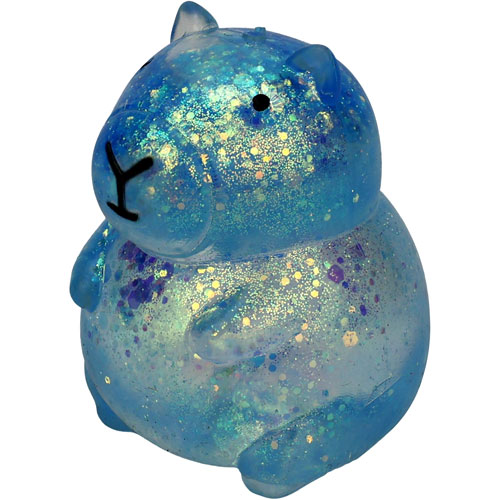 Capybara Glitter Squeeze Ball - 1 Assorted