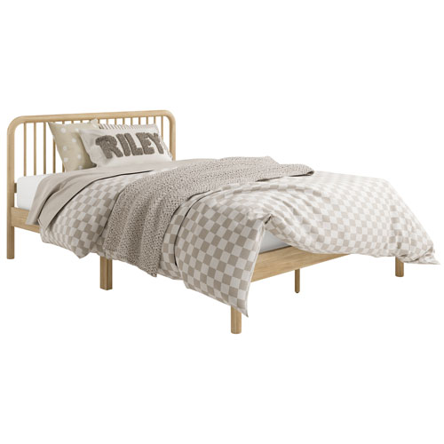 Lit pour jeune Porto de Storkcraft - Lit double - Naturel