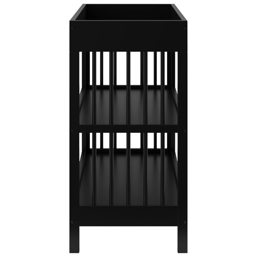 Table à langer à 2 tablettes Teddi de Graco avec coussin à langer - Noir