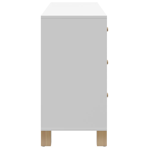 Commode à 6 tiroirs pour enfants California de Storkcraft - Blanc avec bois flotté