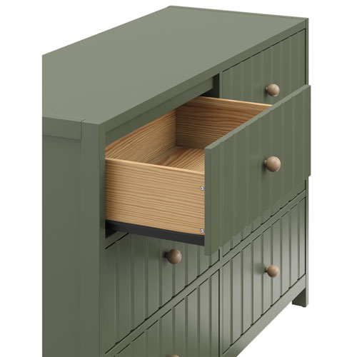 Graco Teddi 6-Drawer Kid Dresser - Olive