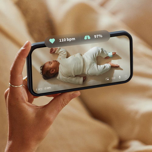 Owlet Dream Duo with Dream Sock Baby Monitor & 2K HD Dream Sight Camera - Mint