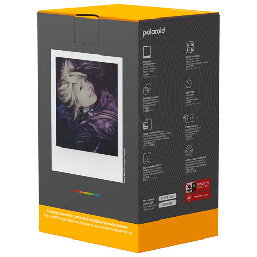 Polaroid Flip Instant Camera with Film Pack - Black