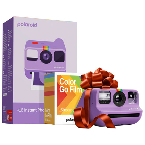 Polaroid Go Instant Camera with Film Pack - Purple
