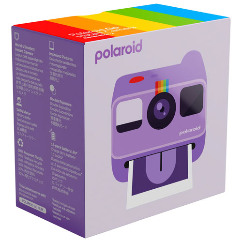 Polaroid Go Instant Camera with Film Pack - Purple