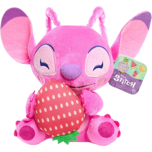 SET of Collectible LIMITED EDITION Disney Stitch with Pineapple 7-inch Plush Stuffed Animal, and Angel with Strawberry