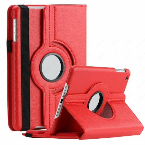 Case for Samsung Galaxy Tab E 9.6 inch T560 T561 T565 T567, Full Protection Folding Stand Protective Case Cover with Auto Wake/Sleep, Red