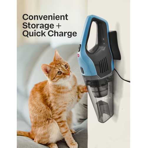 Handheld Vacuum Cleaner, Powerful Suction Portable Lightweight Hand Held Vacuum Cordless with 25-30Mins Long Runtime Rechargeable Battery Quick