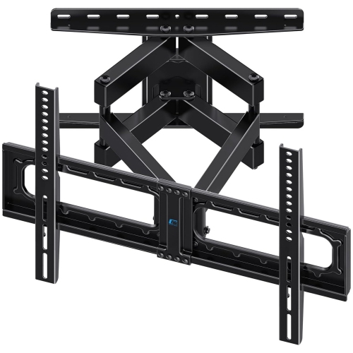 Full Motion TV Wall Mount for Most 32-85 inch TVs up to132 lbs, TV Mount Swivel and Tilt with Dual Articulating Arms, Wall Mount TV Bracket Max VESA