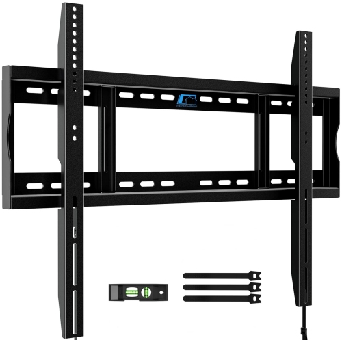 Heavy Duty Fixed TV Wall Mount Holds up to 264Lbs, for 48-120 inch Flat Curved TV Mount Bracket Fits 16"/18"/24"/28" Wood Stud, Max VESA 800x600mm
