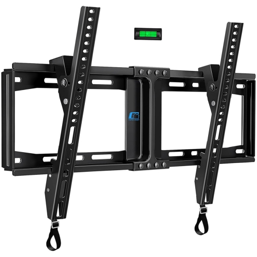 TV Wall Mount Tilt for Most 32-84 inch Flat Curved TV, Low Profile Tilting Wall Mount TV Bracket Fits 16”-18”-24” Wood Stud, Max VESA 600X400mm, Up