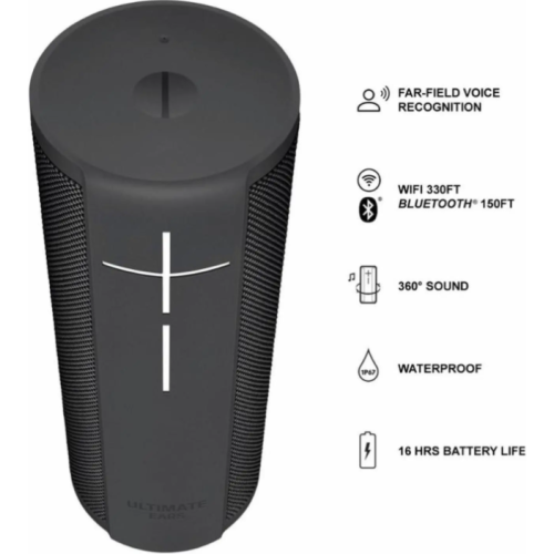 Ultimate Ears BLAST Portable Wi-Fi Bluetooth Speaker - Graphite Black