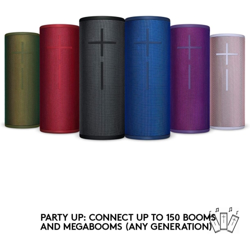 Boîte ouverte - Haut-parleur sans fil portatif Bluetooth MEGABOOM 3 d'Ultimate Ears - Bleu lagon (984-001392)