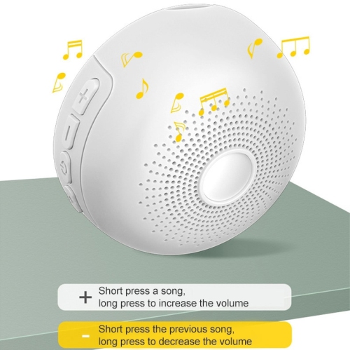 Portable Bluetooth Speaker with Fill Light, Makeup Mirror, Touch Control, White