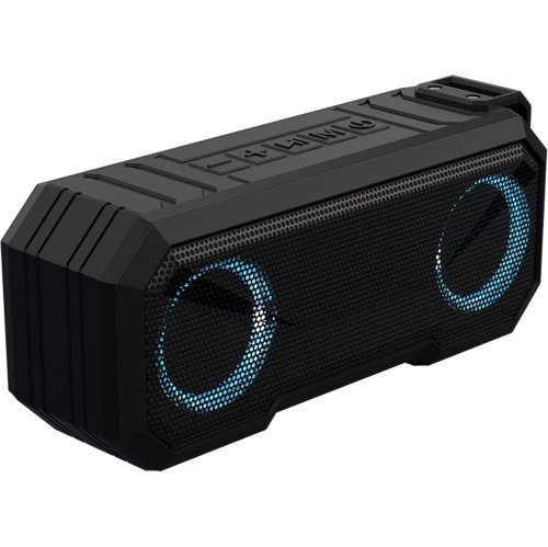 Portable TWS Bluetooth Speaker, IPX7 Waterproof, Stereo Sound, LED Light, Built-in Microphone for Calls and Battery Power Bank, Suitable for Home and