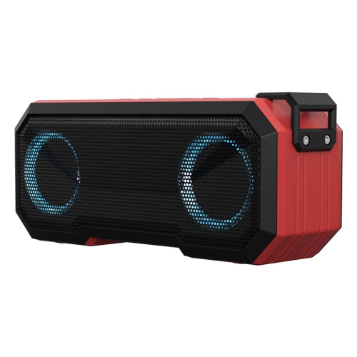 Portable TWS Bluetooth Speaker, IPX7 Waterproof, Stereo Sound, LED Light, Built-in Microphone for Calls and Battery Power Bank, Suitable for Home and