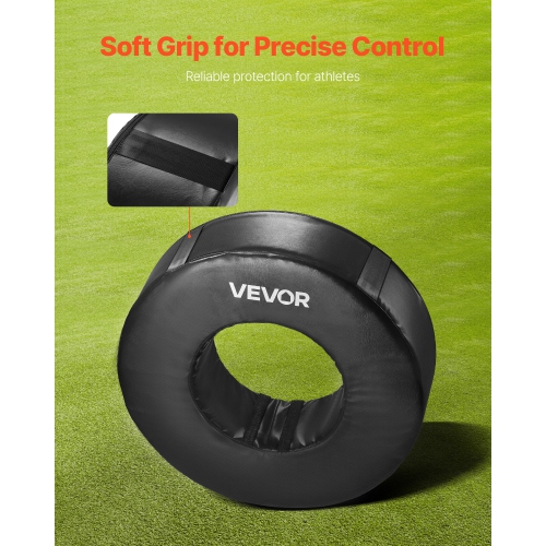 VEVOR 1PCS Football Tackle Wheel, Football Tackling Dummy, Waterproof PVC and High-Density Sponge Tackle Ring, Dummies Training Equipment with