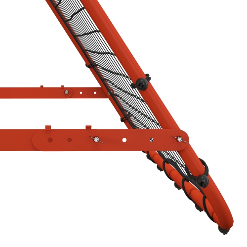 Soozier Adjustable Soccer Rebounder, Volleyball Rebounder Net, Baseball Volleyball Training Equipment Aid for Kickback Target Goal Play, for Kids