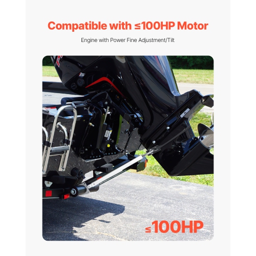 VEVOR 24-36 in Transom Saver,Adjustable Boat Transom Saver with Composite Head,Corrosion-Resistant Easy-to-Install Transom Savers for Less Than 100