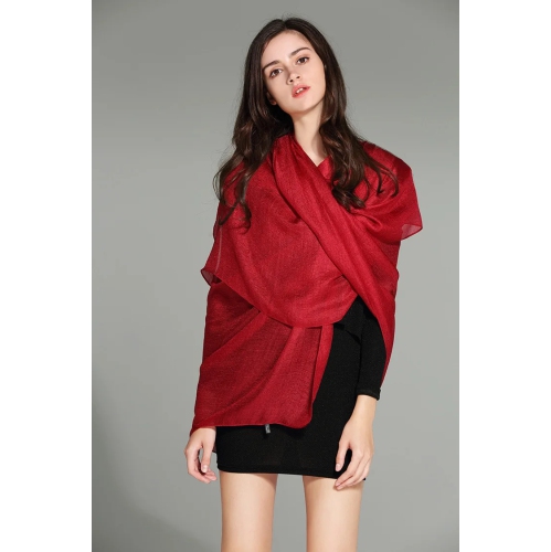 Satin Crepe Chiffon Fabric Women Scarf Pure Luster Color Dutch Linen Shawl Femme All-match Elegant Hijab Femme Soft Schal Mujer Breathable Bufanda