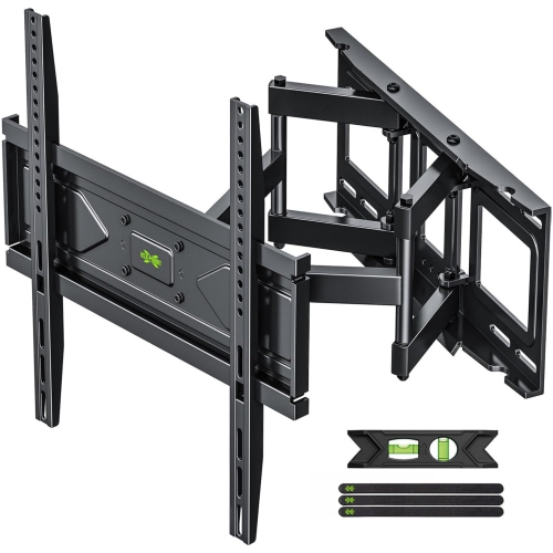 USX MOUNT Full Motion TV Wall Mount for Most 32-70 inch TVs up to 99 Lbs, Wall Mount TV Bracket with Articulating Swivel Tilting, TV Mount Fit 12"