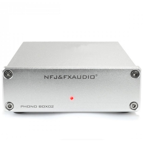 FX Audio BOX02 MM/MC Phono Preamplifier High-Fidelity Vinyl Turntable Preamp
