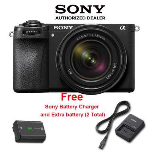Sony Alpha a6700 + 18-135mm BONUS Sony BC-QZ1 Charger and NP-FZ100 Battery. SONY Canada Authorized