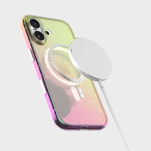 iPhone 17 Anti-Yellow Glitter Clear Case with MagSafe