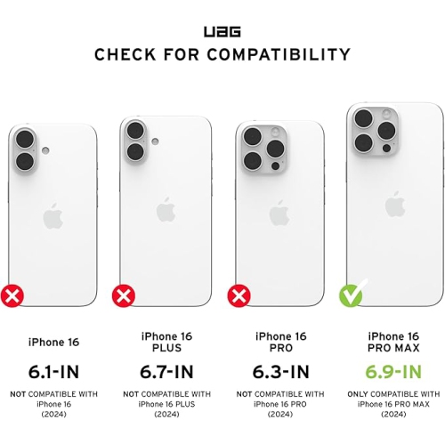 URBAN ARMOR GEAR UAG Designed for iPhone 16 Pro Max Case 6.9" Monarch Pro - Compatible with MagSafe Charging Rugged Heavy Duty Shockproof Anti-Slip