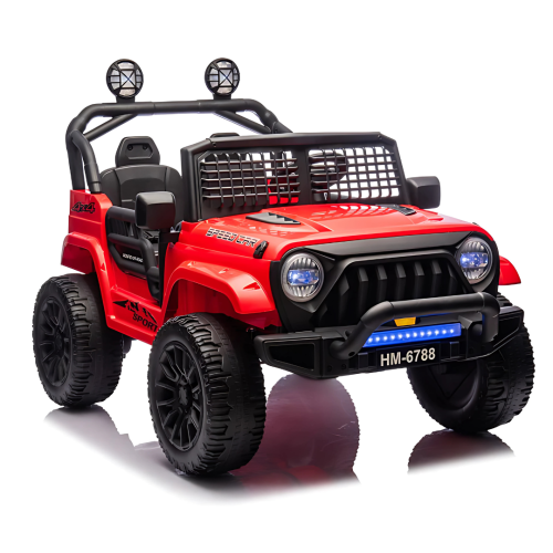 KidsVIP 24V Trail-X Edition 2-Seater 4x4 AWD Upgraded Ride-On Truck W/ Rubber Wheels, Music & Remote