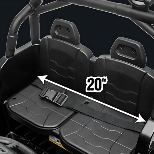 KidsVIP 24V Trail-X Edition 2-Seater 4x4 AWD Upgraded Ride-On Truck W/ Rubber Wheels, Music & Remote