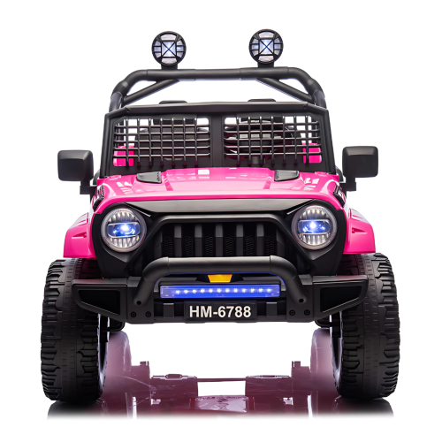 KidsVIP 24V Trail-X Edition 2-Seater 4x4 AWD Upgraded Ride-On Truck W/ Rubber Wheels, Music & Remote