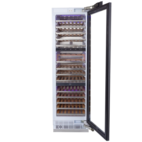 KUCHT Professional 24-inch Built-in Panel Ready Three Zones Wine Cooler